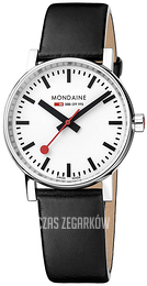 Mondaine Biały/Skóra Ø35 mm MSE.35110.LB