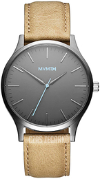 MVMT Series Szary/Skóra Ø40 mm D-MT01-GML