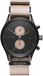 MVMT Voyager Czarny/Tkanina Ø42 mm D-MV01-BLBR