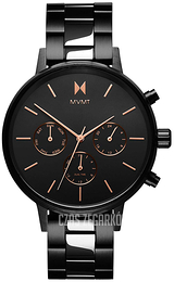 MVMT Nova Czarny/Stal Ø38 mm FC01-BL