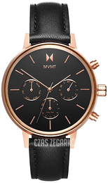 MVMT Nova Czarny/Skóra Ø38 mm FC01-RGBL
