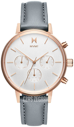 MVMT Nova Biały/Skóra Ø38 mm FC01-RGGR