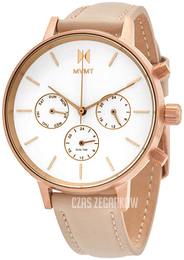 MVMT Nova Biały/Skóra Ø38 mm FC01-RGNU