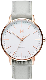 MVMT Boulevard Biały/Skóra Ø38 mm MB01-RGGR