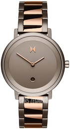 MVMT Szary/Stal w kolorze różowego złota Ø34 mm MF02-TIRG