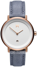 MVMT Signature Ii Biały/Skóra Ø34 mm MF02-WBLU