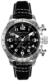 Nautica BFD 101 Czarny/Skóra Ø44 mm A15535G