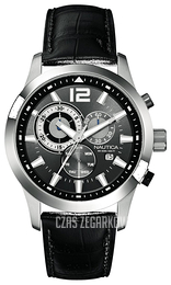 Nautica NCS Szary/Skóra Ø44 mm A15546G