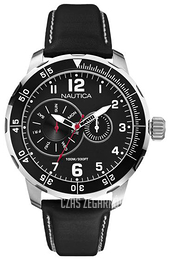 Nautica NCS Czarny/Skóra Ø46 mm A15588G