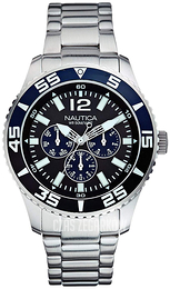 Nautica Multifunction Czarny/Stal Ø44 mm A15654G