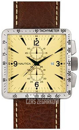 Nautica Chronograph Szampański/Skóra A17532