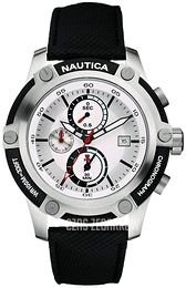 Nautica Srebrny/Skóra Ø46 mm A17574G