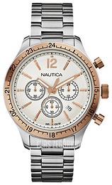 Nautica BFD 104 Biały/Stal Ø44 mm A19618G