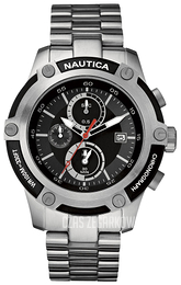 Nautica Chronograph Czarny/Stal Ø46 mm A20056G