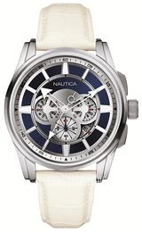 Nautica Chronograph Niebieski/Skóra Ø46 mm A21520G
