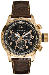 Nautica Bfc Czarny/Skóra Ø46 mm A31502G
