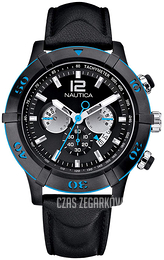 Nautica Ncs Czarny/Skóra Ø47 mm A31512G