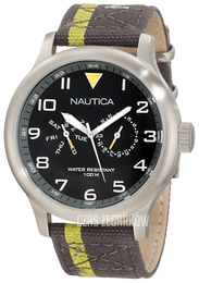 Nautica BFD 103 Czarny/Skóra Ø46 mm N13608G