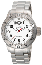 Nautica BFC Biały/Stal Ø46 mm N14566G