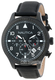 Nautica BFD 105 Czarny/Skóra Ø44 mm N18685G