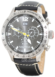 Nautica BFD 101 Szary/Skóra Ø50 mm N19563G