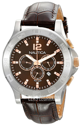 Nautica NCS Brązowy/Skóra Ø46 mm N22620G