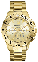Nautica BFD 101 Żółte złoto/Stal w odcieniu złota Ø44 mm N23603G