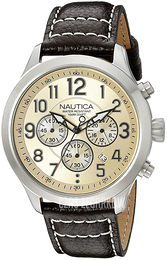 Nautica Beżowy/Skóra Ø45 mm NAD14518G