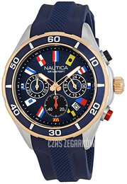 Nautica Nst Niebieski/Guma Ø46 mm NAD16557G