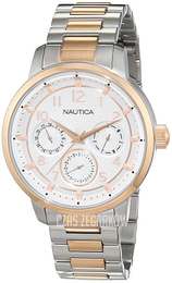 Nautica Srebrny/Stal w kolorze różowego złota Ø44 mm NAD19556G