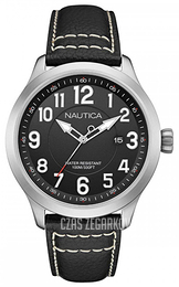 Nautica Dress Czarny/Skóra Ø45 mm NAI10004G