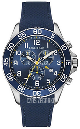 Nautica Chronograph Niebieski/Guma Ø45 mm NAI15501G