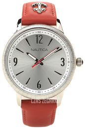 Nautica Analog Srebrny/Skóra Ø38 mm NAI16530M