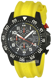 Nautica Chronograph Czarny/Guma Ø46 mm NAI17515G