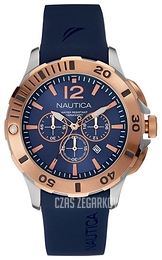 Nautica BFD 101 Niebieski/Guma Ø44 mm NAI19506G