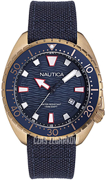 Nautica Niebieski/Skóra Ø45 mm NAPHAS903