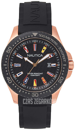 Nautica Czarny/Guma Ø44 mm NAPJBC006