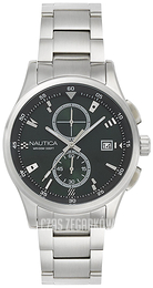 Nautica Chronograph Zielony/Stal Ø44 mm NAPLSN001
