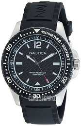 Nautica Dress Czarny/Guma Ø44 mm NAPMAU001