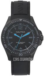 Nautica Dress Czarny/Guma Ø44 mm NAPMAU007