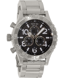 Nixon The 42-20 Chrono Czarny/Stal Ø42 mm A037000-00