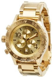 Nixon The 42-20 Żółte złoto/Stal w odcieniu złota Ø42 mm A0371502-00
