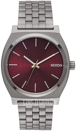 Nixon The Time Teller Czerwony/Stal Ø37 mm A045-2073-00