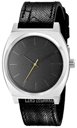 Nixon The Time Teller Czarny/Skóra Ø37 mm A0451892
