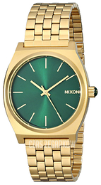 Nixon The Time Teller Zielony/Stal w odcieniu złota A0451919-00