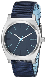 Nixon The Time Teller Niebieski/Skóra Ø37 mm A0451985-00