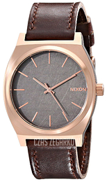 Nixon The Time Teller Szary/Skóra Ø37 mm A0452001