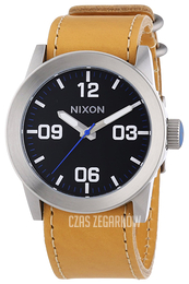 Nixon The Private Czarny/Skóra Ø42 mm A049160200-00