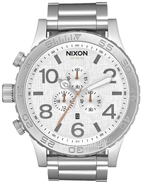 Nixon The 51-30 Biały/Stal Ø51 mm A0832787-00
