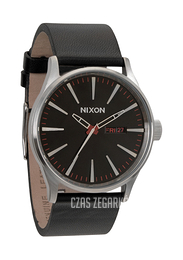 Nixon The Sentry Leather Czarny/Skóra Ø42 mm A105000-00